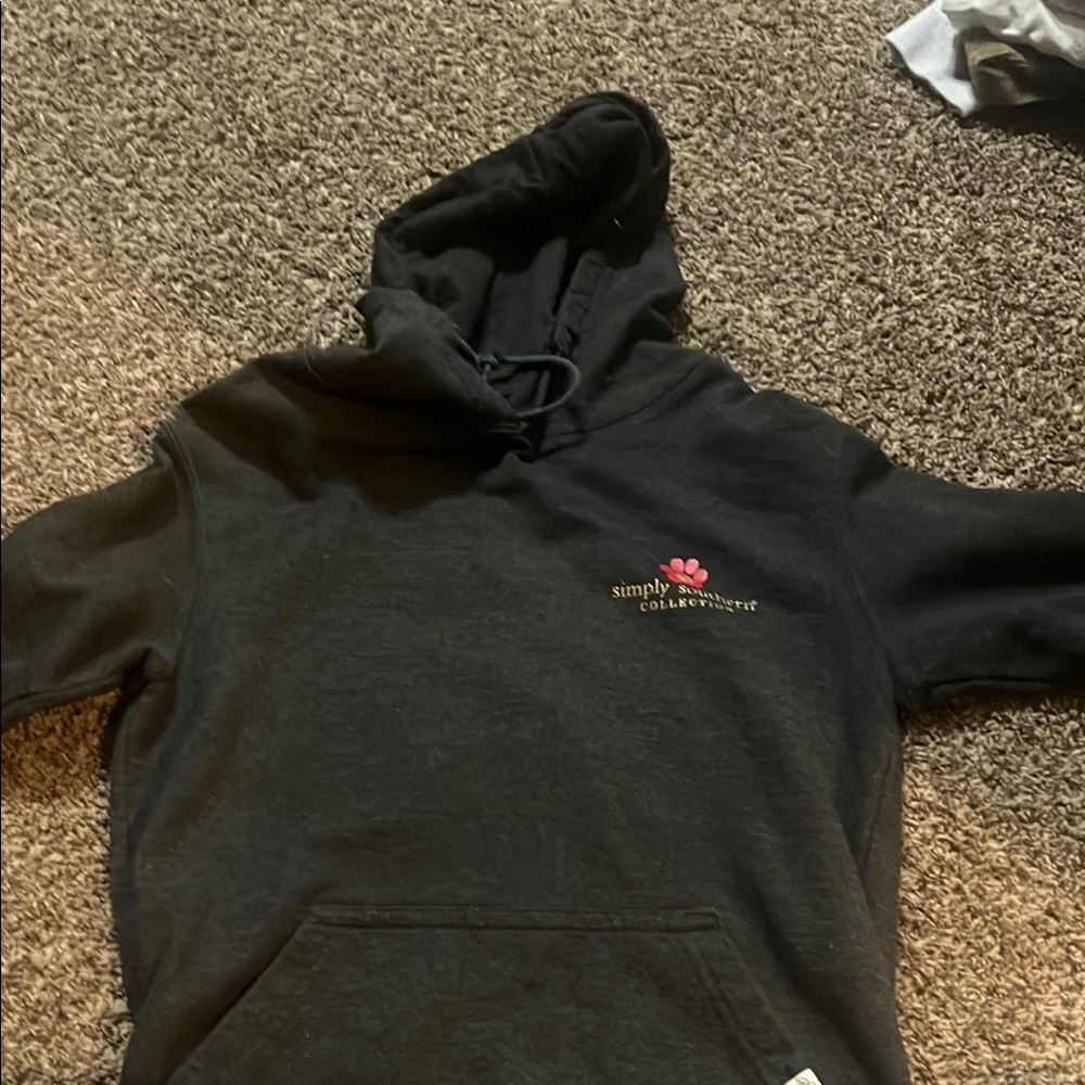 Simply Southern Black Sweatshirt Hoodie